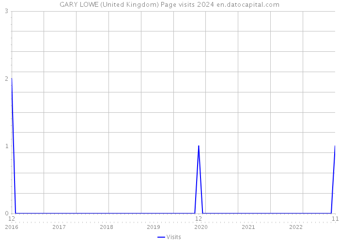 GARY LOWE (United Kingdom) Page visits 2024 