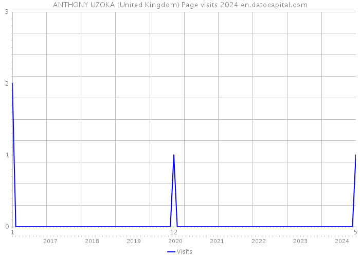 ANTHONY UZOKA (United Kingdom) Page visits 2024 