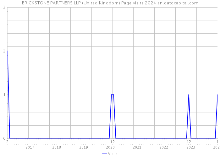 BRICKSTONE PARTNERS LLP (United Kingdom) Page visits 2024 