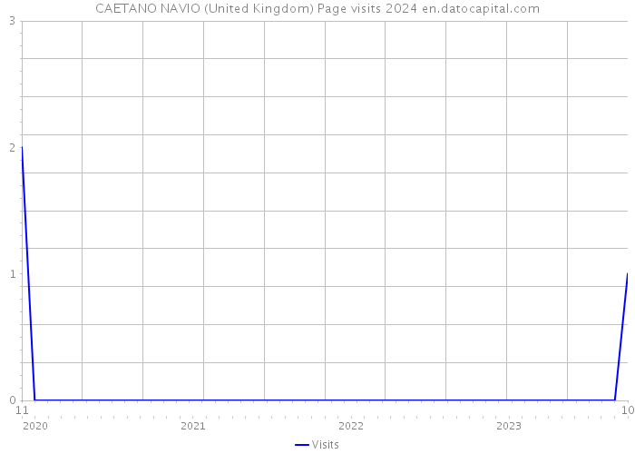 CAETANO NAVIO (United Kingdom) Page visits 2024 