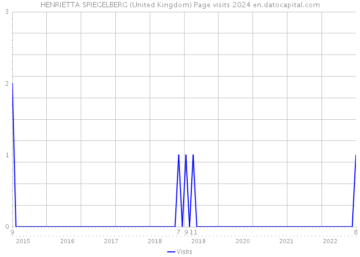 HENRIETTA SPIEGELBERG (United Kingdom) Page visits 2024 