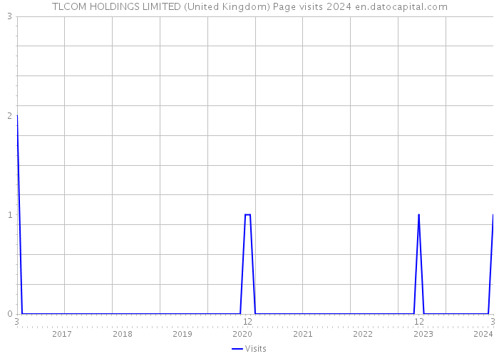 TLCOM HOLDINGS LIMITED (United Kingdom) Page visits 2024 