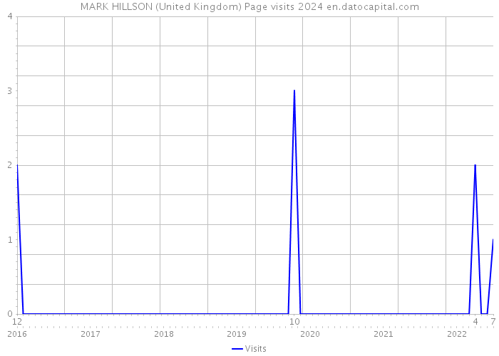 MARK HILLSON (United Kingdom) Page visits 2024 