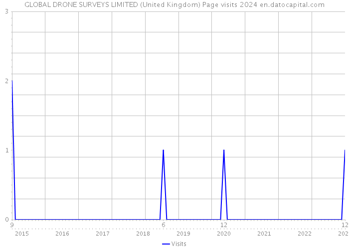 GLOBAL DRONE SURVEYS LIMITED (United Kingdom) Page visits 2024 