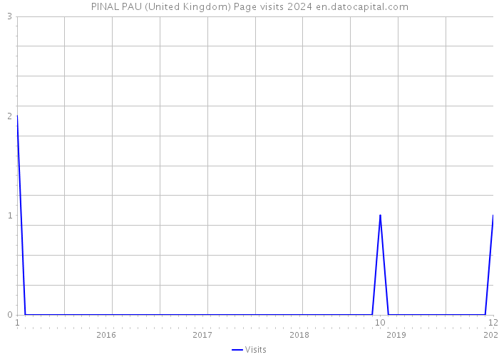 PINAL PAU (United Kingdom) Page visits 2024 