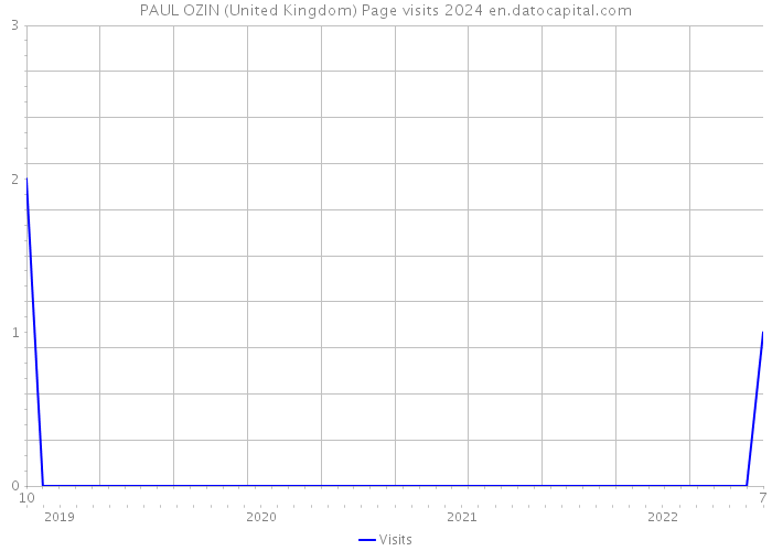 PAUL OZIN (United Kingdom) Page visits 2024 