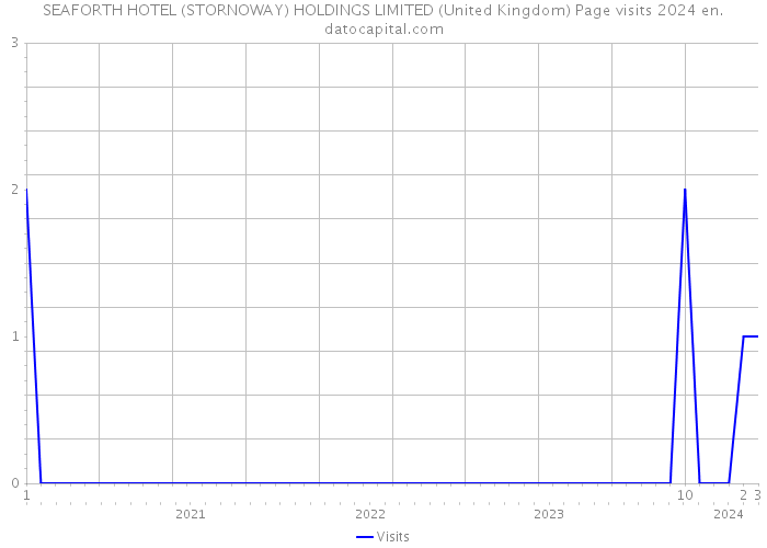 SEAFORTH HOTEL (STORNOWAY) HOLDINGS LIMITED (United Kingdom) Page visits 2024 