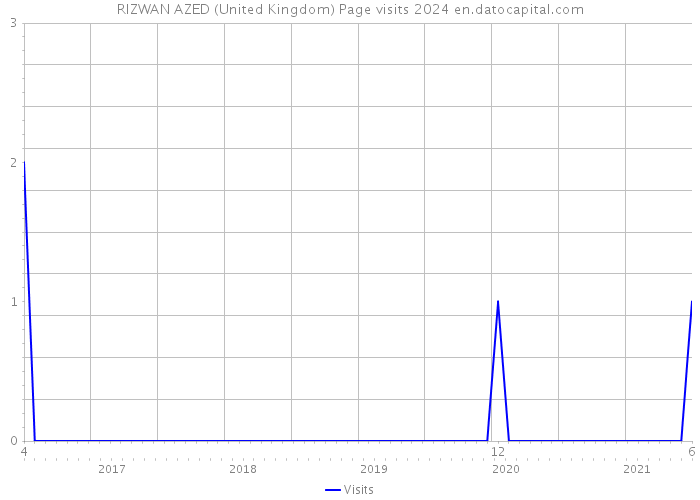 RIZWAN AZED (United Kingdom) Page visits 2024 