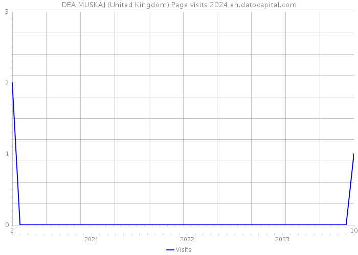 DEA MUSKAJ (United Kingdom) Page visits 2024 
