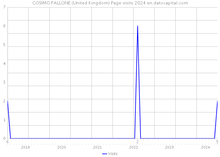 COSIMO FALLONE (United Kingdom) Page visits 2024 
