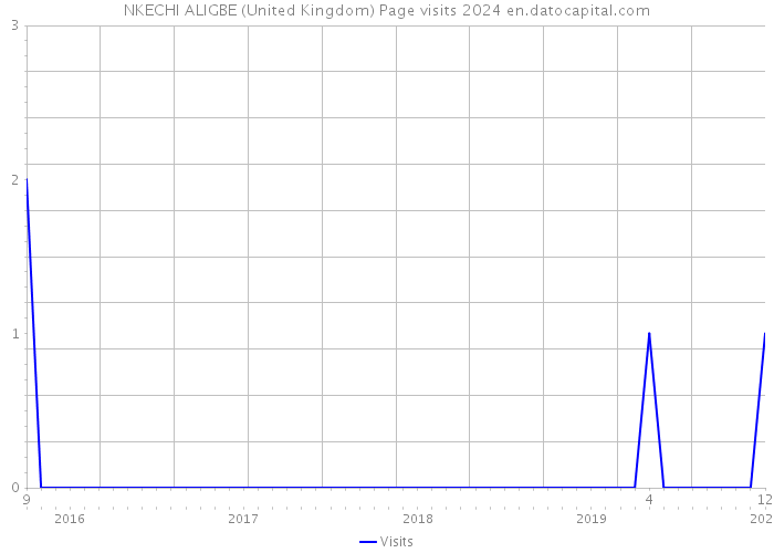 NKECHI ALIGBE (United Kingdom) Page visits 2024 