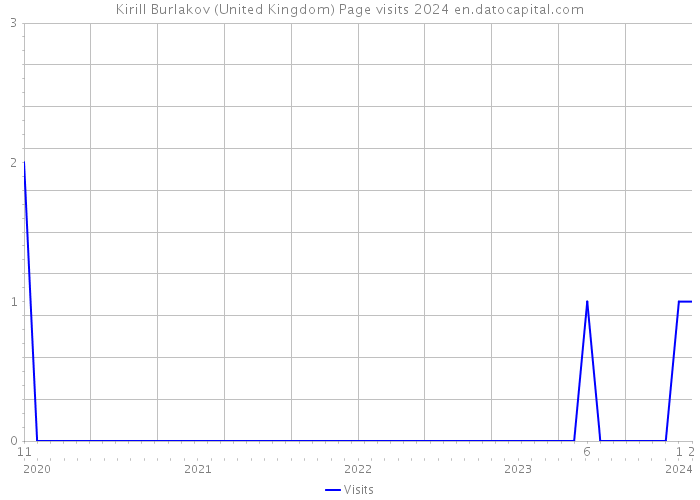 Kirill Burlakov (United Kingdom) Page visits 2024 