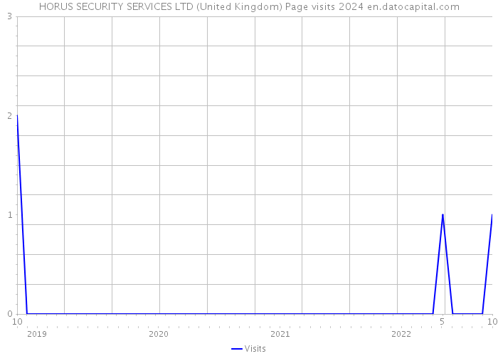 HORUS SECURITY SERVICES LTD (United Kingdom) Page visits 2024 