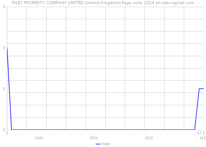 RILEY PROPERTY COMPANY LIMITED (United Kingdom) Page visits 2024 