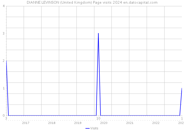 DIANNE LEVINSON (United Kingdom) Page visits 2024 