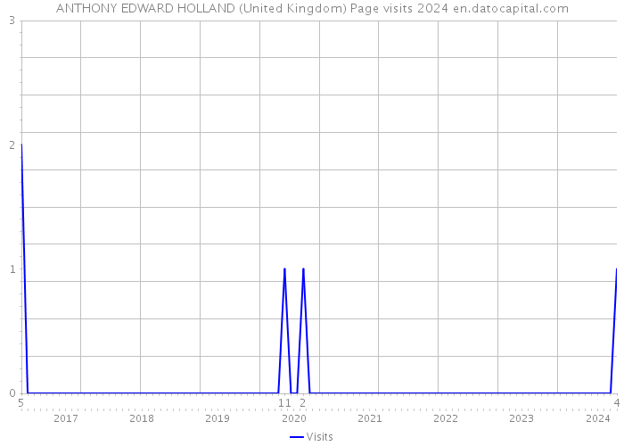ANTHONY EDWARD HOLLAND (United Kingdom) Page visits 2024 