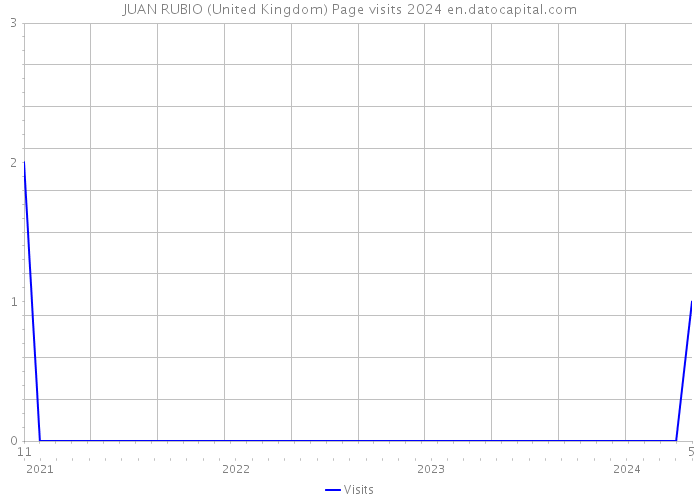 JUAN RUBIO (United Kingdom) Page visits 2024 