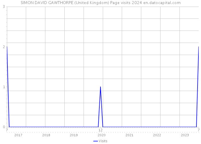 SIMON DAVID GAWTHORPE (United Kingdom) Page visits 2024 