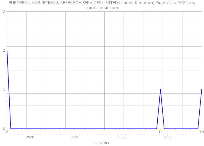 EUROPEAN MARKETING & RESEARCH SERVICES LIMITED (United Kingdom) Page visits 2024 