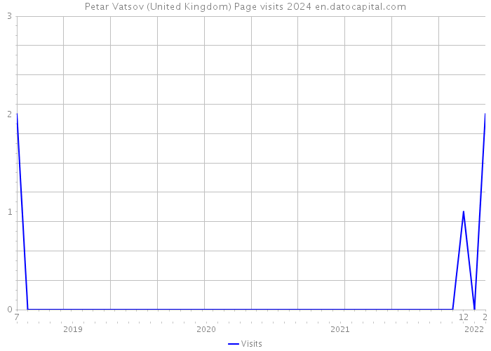 Petar Vatsov (United Kingdom) Page visits 2024 