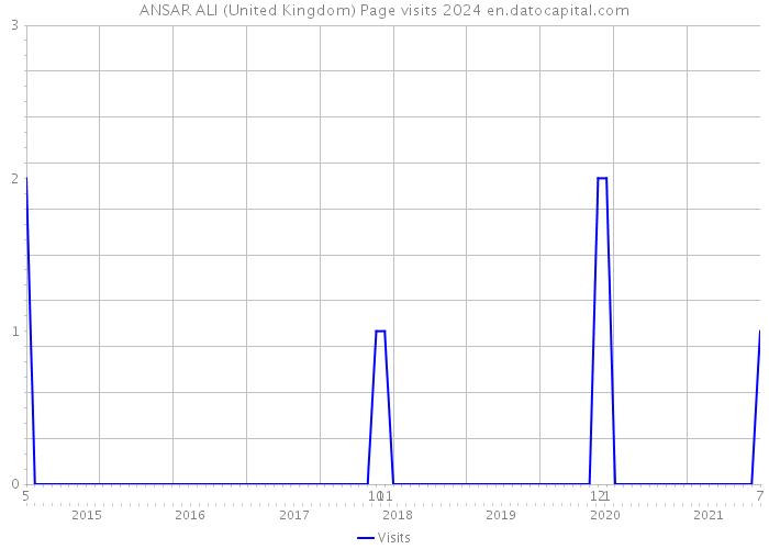 ANSAR ALI (United Kingdom) Page visits 2024 