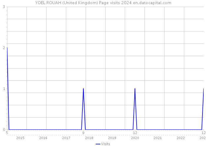 YOEL ROUAH (United Kingdom) Page visits 2024 