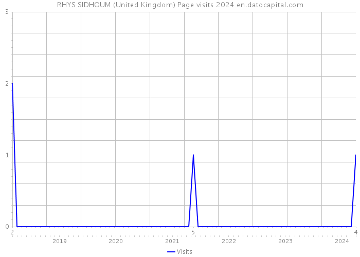 RHYS SIDHOUM (United Kingdom) Page visits 2024 