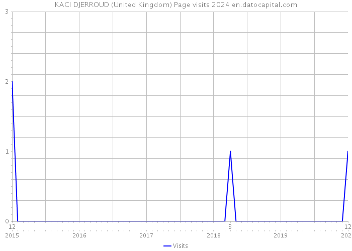 KACI DJERROUD (United Kingdom) Page visits 2024 