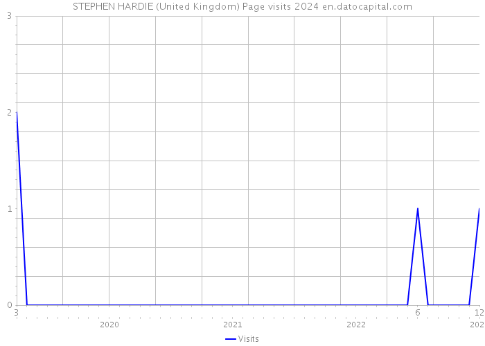 STEPHEN HARDIE (United Kingdom) Page visits 2024 