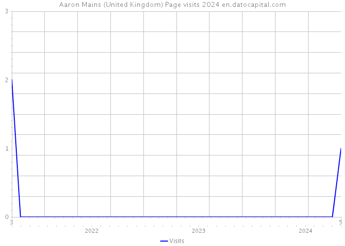 Aaron Mains (United Kingdom) Page visits 2024 