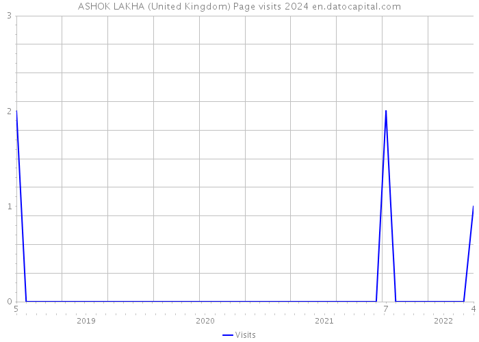 ASHOK LAKHA (United Kingdom) Page visits 2024 