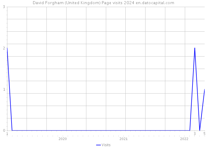David Forgham (United Kingdom) Page visits 2024 