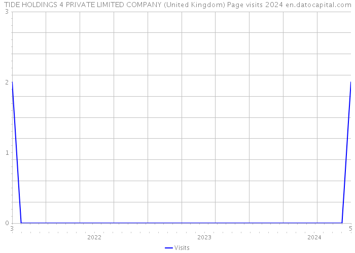TIDE HOLDINGS 4 PRIVATE LIMITED COMPANY (United Kingdom) Page visits 2024 