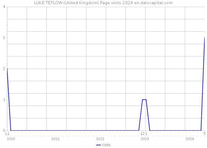 LUKE TETLOW (United Kingdom) Page visits 2024 