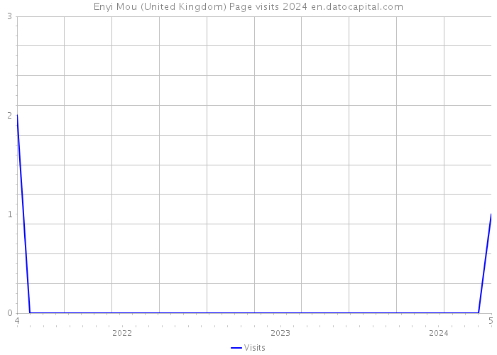 Enyi Mou (United Kingdom) Page visits 2024 