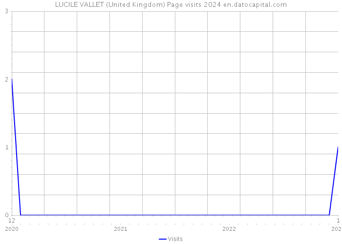 LUCILE VALLET (United Kingdom) Page visits 2024 