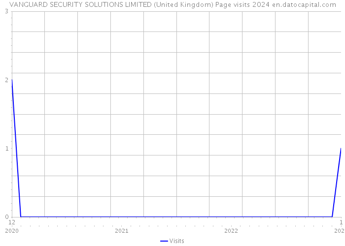 VANGUARD SECURITY SOLUTIONS LIMITED (United Kingdom) Page visits 2024 