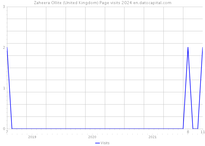 Zaheera Ollite (United Kingdom) Page visits 2024 