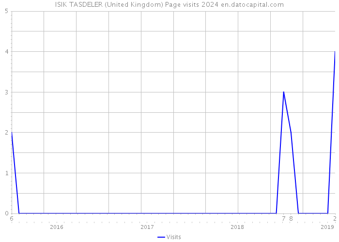 ISIK TASDELER (United Kingdom) Page visits 2024 
