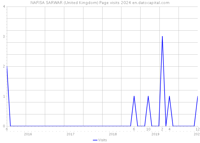 NAFISA SARWAR (United Kingdom) Page visits 2024 