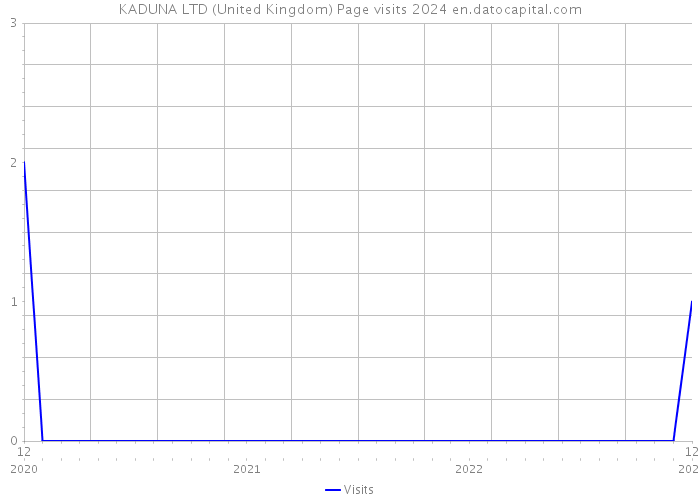 KADUNA LTD (United Kingdom) Page visits 2024 