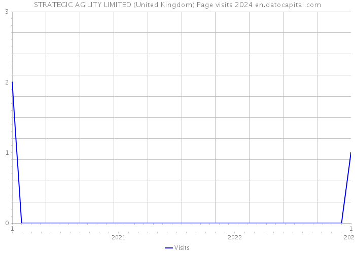 STRATEGIC AGILITY LIMITED (United Kingdom) Page visits 2024 