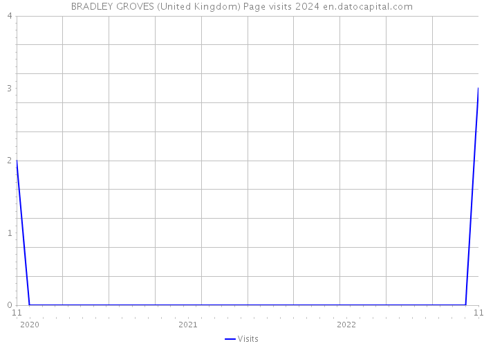 BRADLEY GROVES (United Kingdom) Page visits 2024 