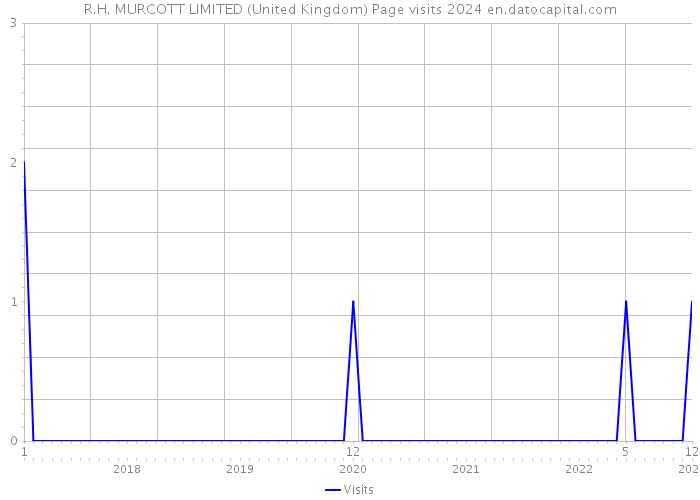 R.H. MURCOTT LIMITED (United Kingdom) Page visits 2024 