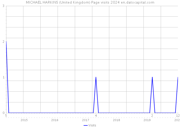 MICHAEL HARKINS (United Kingdom) Page visits 2024 