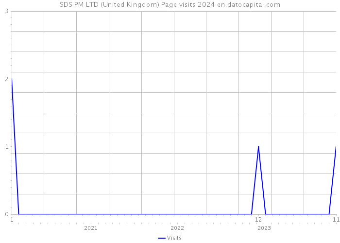 SDS PM LTD (United Kingdom) Page visits 2024 