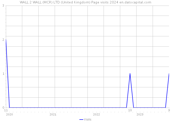 WALL 2 WALL (MCR) LTD (United Kingdom) Page visits 2024 