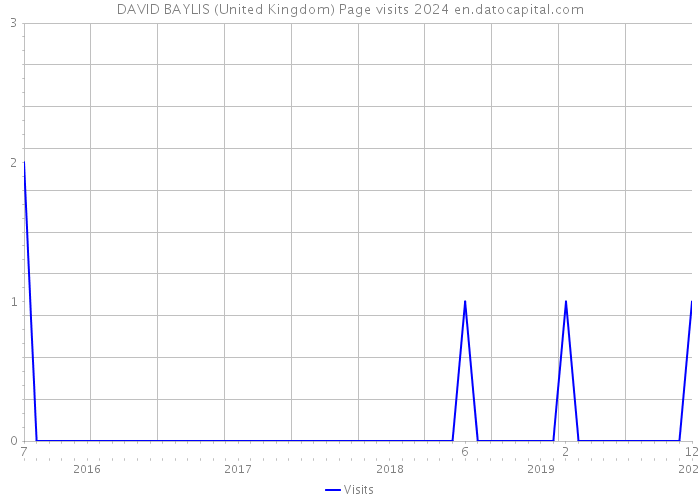 DAVID BAYLIS (United Kingdom) Page visits 2024 