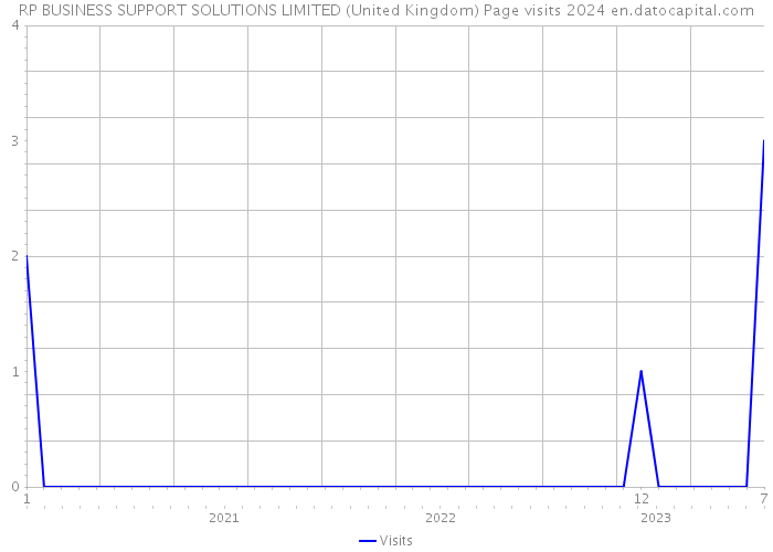 RP BUSINESS SUPPORT SOLUTIONS LIMITED (United Kingdom) Page visits 2024 
