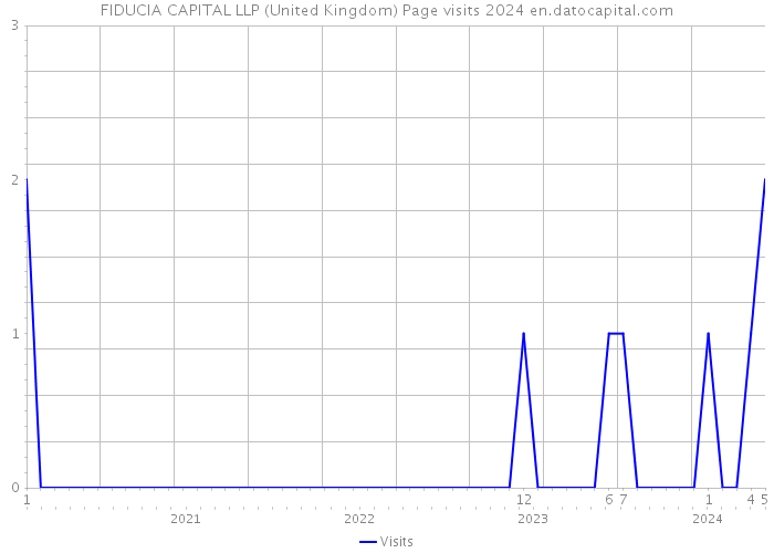 FIDUCIA CAPITAL LLP (United Kingdom) Page visits 2024 